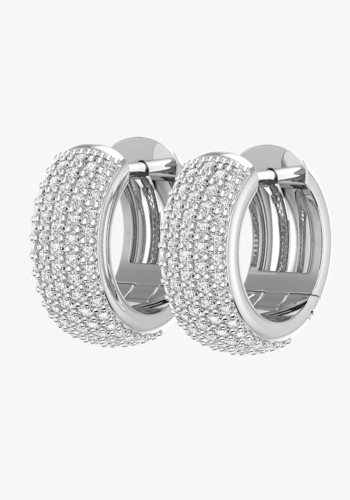 Grand Pave Earrings